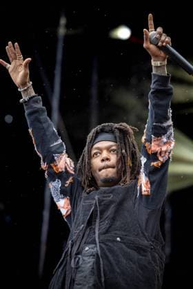 Entertainment Themen der Woche KW30 Stuttgart, HipHop Open 2023, 28.07.2023 Der amerikanischer Rapper JID auf dem HipHop Open in Stuttgart. *** Stuttgart, HipHop Open 2023, 28 07 2023 The American rapper JID on the HipHop Open in Stuttgart Copyright: xDennisxDuddek xEibnerxPressefotox EP_DDK