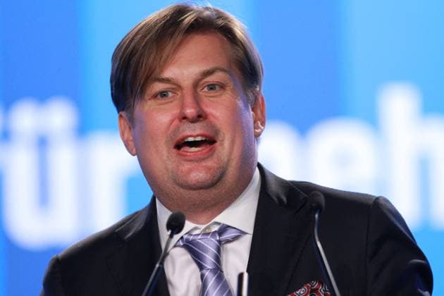 News Themen der Woche KW30 News Bilder des Tages Magdeburg, Sachsen-Anhalt, Deutschland, 29.07.2023: Maximilian Krah bei seiner Vorstellung und Wahl zum Spitzenkandidat für die Europawahl auf AfD-Europawahlversammlung *** Magdeburg, Saxony Anhalt, Germany, 29 07 2023 Maximilian Krah during his presentation and election as top candidate for the European election at AfD European election meeting Copyright: xdtsxNachrichtenagenturx dts_20870