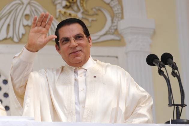 Tunisian President Ben Ali Runs For 5th Term - Tunis Tunisian President Zine El Abidine Ben Ali seen at the Constitutional Council, as he presents his official candidacy papers for the upcoming presidential election, in Tunis, Tunisia, on August 26, 2009. Ben Ali, who has been ruling Tunisia for the last 22 years runs for a fifth 5-year term in the elections to be held on October 25. Photo by Ammar Abd Rabbo ABACAPRESS.COM Tunis Tunisia  Copyright: xAbdxRabboxAmmar ABACAx 199687_009 AbdxRabboxAmmar ABACAx 199687_009 