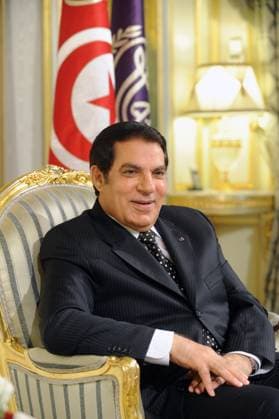 Tunisian president Zine El Abidine Ben Ali poses in Tunis Tunisian president Zine El Abidine Ben Ali seen at the Presidential Palace of Carthage, near Tunis, on September 28, 2009, as he runs for a new 5 year mandate. Photo by Ammar Abd Rabbo ABACAPRESS.COM Tunis Tunisia  Copyright: xAbdxRabboxAmmar ABACAx 205506_008 AbdxRabboxAmmar ABACAx 205506_008 