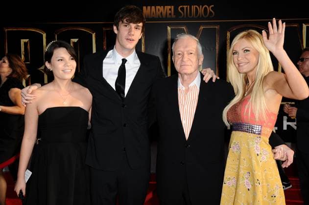 High Hefner Dies Aged 91 File photo - Hugh Hefner attends the world premiere of Iron Man 2 held at El Capitan Theatre in Hollywood. Los Angeles, April 26, 2010. (Pictured: Hugh Hefner, Crystal Harris). Photo by Lionel Hahn ABACAPRESS.COM Los Angeles CA  Copyright: xHahnxLionel ABACAx 228504_014 HahnxLionel ABACAx 228504_014 