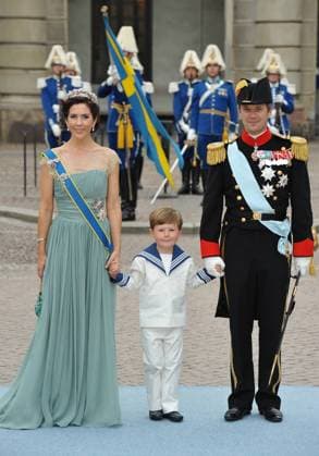 Wedding of Crown Princess Victoria of Sweden and Daniel Westling in Stockholm H.R.H. Crown Princess Mary of Denmark, H.R.H. Prince Christian of Denmark, page boy and H.R.H. Crown Prince Frederik of Denmark arriving to the Storkyrkan cathedral for the wedding of Crown Princess Victoria of Sweden and Daniel Westling in Stockholm, Sweden on June 19, 2010. Photo by Mousse-Nebinger-Orban ABACAPRESS.COM Stockholm Sweden  Copyright: xMousse-Nebinger-Orban ABACAx 235171_032 Mousse-Nebinger-Orban ABACAx 235171_032 
