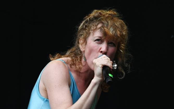 Music Festival Heimspiel Knyphausen 28 to 30 July 2023 , Concert of the band Paula Paula on Sunday, 30 July 2023 Performance of the music band Paula Paula at the festival Heimspiel Knyphausen on 30 July 2023 To see bandleader and songwriter Marlène Colle in action at the microphone Eltville Erbach Eltville am Rhein Rhineland Palatinate Germany Winery