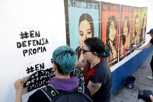 Families of the victims of the Narvarte multi-homicide demand justice in Mexico July 31, 2023, Mexico City, Mexico: Family members, activists, and friends of Ruben Espinosa Becerril, Nadia Vera, Mile Virginia Martin, Yesenia Quiroz, and Olivia Alejandra Negrete, murdered on July 31, 2015, in an apartment in the Narvarte neighborhood; They demand justice from the Mexico City Attorney General s Office during the press conference at the office in Mexico City. on July 31, 2023 in Mexico City, Mexico (Photo by Luis Barron Eyepix Group). Copyright: xLuisxBarronx xEyepixxGroupx LB_20230731_RUBEN31