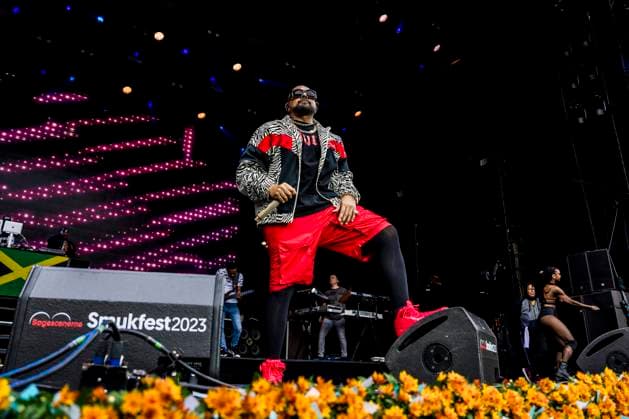 Sean Paul live at SmukFest 2023, Skanderborg, Denmark Skanderborg, Denmark. 02nd, August 2023. The Jamaican dancehall singer and rapper Sean Paul performs a live concert during the Danish music festival SmukFest 2023 in Skanderborg. Skanderborg Denmark  Copyright: xGonzalesxPhoto LassexLagonix