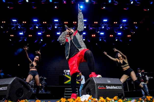 Sean Paul live at SmukFest 2023, Skanderborg, Denmark Skanderborg, Denmark. 02nd, August 2023. The Jamaican dancehall singer and rapper Sean Paul performs a live concert during the Danish music festival SmukFest 2023 in Skanderborg. Skanderborg Denmark  Copyright: xGonzalesxPhoto LassexLagonix