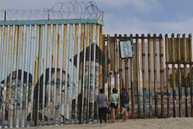 August 2, 2023, Tijuana, Baja California, Mexico: US-Mexico border construction on the secondary fence advanced in Playas de Tijuana on Wednesday, August 2, 2023, as 30-foot fence panels have been installed along with a new sliding gated fence entryway at the San Diego-Tijuana Friendship Park area. Cranes and construction workers have begun dismantling some of the primary fencing as well along the beach border that goes into the Pacific Ocean. Tijuana Mexico - ZUMAm180 20230802_zip_m180_006 Copyright: xCarlosxA.xMorenox
