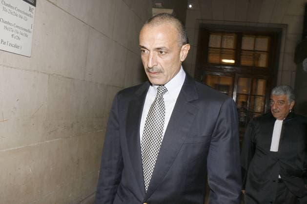 Trial opening of Sofremi - Paris Iskandar Safa and his lawyer arrive at the magistrates court in Paris, France on October 9, 2007. Eight close collaborators of Charles Pasqua and one of his sons, Pierre-Philippe Pasqua, accused of misappropriations of funds, from 1993 to 1995, to the detriment of the SOFREMI society. Photo by Corentin Fohlen ABACAPRESS.COM Paris France  Copyright: xx 133941_18 x 133941_18 
