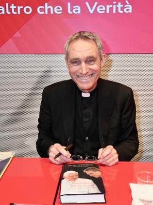 Photo Archive - Father Georg Gänswein - Milan - Milan - Father Georg Gänswein presents his book Nothing but the truth , My life alongside Benedict XVI written with Gaeta - at the new Mondadori Duomo bookshop. Editorial Usage Only Italy  Copyright: xIPA ABACAx BRIPA20230703_164 IPA ABACAx BRIPA20230703_164