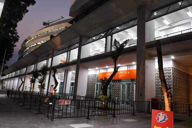 FIBA World Cup 2023 Stadium in Indonesia View from outside the Indonesia Arena basketball stadium in Jakarta, Friday 4 August 2023. The Indonesian government has prepared the Indonesia Arena basketball stadium as a center for the 2023 FIBA ‹‹Basketball World Cup or FIBA ‹‹World Cup which will be held in Jakarta from 25 August to 10 September 2023. Indonesia will host several matches in Group G and Group H. Apart from Indonesia, the 2023 FIBA ‹‹World Cup also chose the Philippines and Japan as hosts.  Copyright: xMuchlisxAkbarx xOpnxImagesx