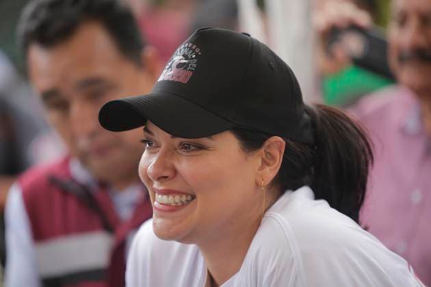 August 5, 2023, Mexico City, Mexico City, Mexico: ROSALINDA BUESO, wife of former chancellor MARCELO EBRARD who is a presidential candidate, during the inauguration of a neighbourhood tournament Mexico City Mexico - ZUMAs310 20230805_zip_s310_008 Copyright: xLuisxExSalgadox