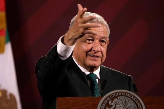 August 7, 2023, Mexico City, Mexico: Mexican President Andres Manuel Lopez Obrador during his daily press conference at the National Palace in Mexico City. on August 7, 2023 in Mexico City, Mexico Mexico City Mexico - ZUMAe321 20230807_zia_e321_021 Copyright: xLuisxBarronx