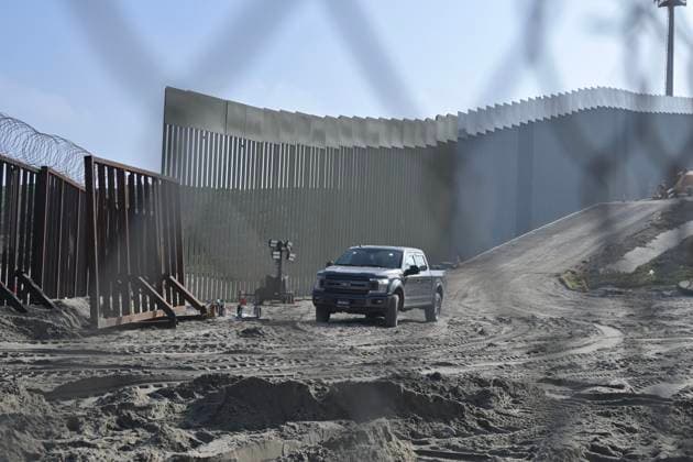 August 7, 2023, Tijuana, Baja California, Mexico: Border construction has been completed on the secondary fence dividing Mexico and California on the Playas de Tijuana beach border, where 30-foot fence panels have been installed along with a new sliding gated fence entryway at the San Diego-Tijuana Friendship Park area. Cranes and construction workers have begun dismantling some of the primary fencing as well along the beach border that goes into the Pacific Ocean. Tijuana Mexico - ZUMAm180 20230807_zip_m180_013 Copyright: xCarlosxA.xMorenox