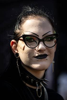 The Brutal Assault music festival focused on metal started on August 9, 2023, at the Josefov Fortress in Jaromer, Czech Republic. (CTKxPhoto DavidxTanecek) CTKPhotoP2023080904671  CTKPhotoP2023080904671