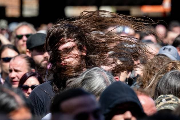 The Brutal Assault music festival focused on metal started on August 9, 2023, at the Josefov Fortress in Jaromer, Czech Republic. (CTKxPhoto DavidxTanecek) CTKPhotoP2023080904678  CTKPhotoP2023080904678
