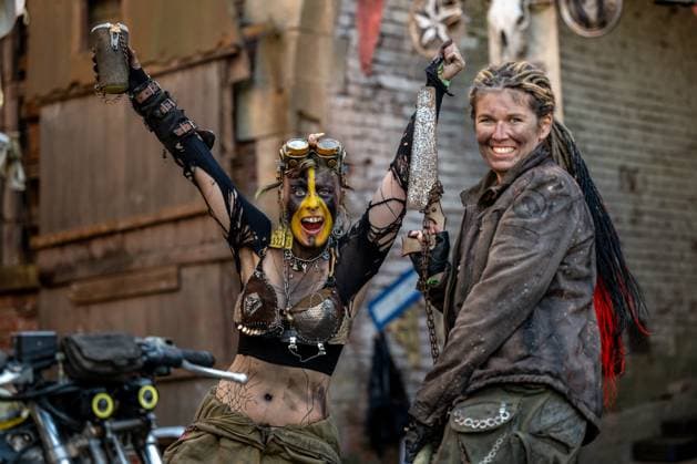 The Brutal Assault music festival focused on metal started on August 9, 2023, at the Josefov Fortress in Jaromer, Czech Republic. (CTKxPhoto DavidxTanecek) CTKPhotoP2023080906029  CTKPhotoP2023080906029