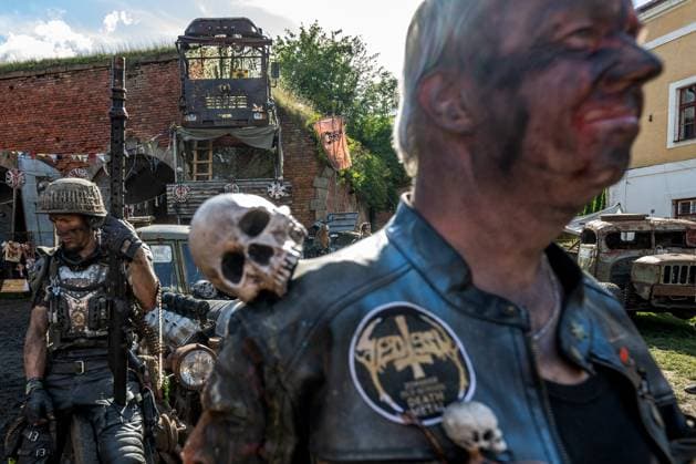 The Brutal Assault music festival focused on metal started on August 9, 2023, at the Josefov Fortress in Jaromer, Czech Republic. (CTKxPhoto DavidxTanecek) CTKPhotoP2023080906031  CTKPhotoP2023080906031