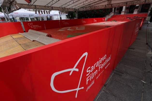 29th Sarajevo Film Festival: Red Carpet Red carpet is prepared for the Sarajevo Film Festival, in Sarajevo, Bosnia and Herzegovina, on August 09, 2023. The 29th Sarajevo Film Festival will take place from 11th to 18th of August 2023. ArminxDurgut PIXSELL