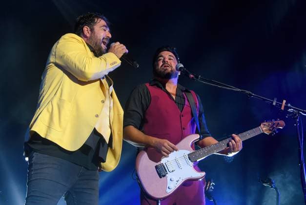 August 9, 2023, Sitges, Spain: Spanish singer Antonio Orozco performs live on stage at Festival Jardins de Terramar in Sitges. Sitges Spain - ZUMAs197 20230809_aaa_s197_130 Copyright: xRamonxCostax