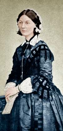 Florence Nightingale - Pioneer of Nursing Techniques Florence Nightingale (1820-1910) - celebrated English social reformer and statistician, and the founder of modern nursing. Rose to prominence as manager of nurses (trained by her) during the Crimean War, becoming a Victorian icon as the Lady with the Lamp . Date: 1908  Copyright: Copyrightx(c)Geminix2023.xCredit:xGemini 11077507