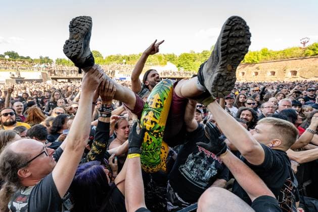 The Brutal Assault music festival focused on metal at the Josefov Fortress in Jaromer, Czech Republic, August 10, 2023. (CTKxPhoto DavidxTanecek) CTKPhotoP2023081006414  CTKPhotoP2023081006414