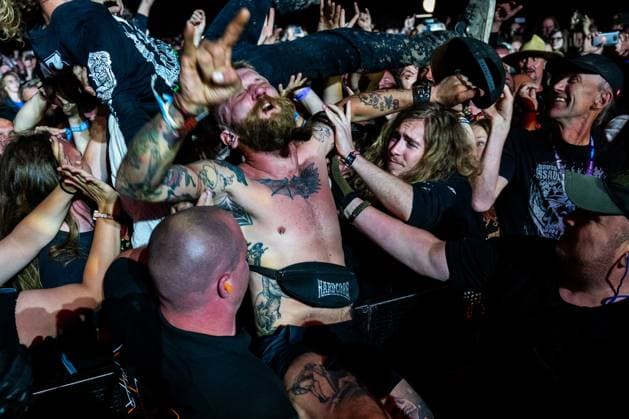 The Brutal Assault music festival focused on metal at the Josefov Fortress in Jaromer, Czech Republic, August 10, 2023. (CTKxPhoto DavidxTanecek) CTKPhotoP2023081008283  CTKPhotoP2023081008283