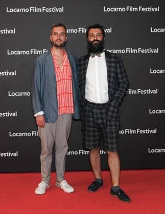 Locarno,Swiss Locarno Film Festival 2023 Red carpet photocall Critical zone film CI In the photo:Sina Ataeian Dena director,Alec Barth  Copyright: x xipa-agency.netx xNickxZonnax IPA_IPA39656323