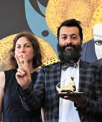 Locarno Film Festival, Preisträger Locarno,Swiss Locarno Film Festival 2023 Award 2023 photocall Golden Leopard 2023 film Mantagheye bohrani (Critical Zone) by Ali Ahmadzadeh In the photo:Sina Ataeian Dena producer,cast  Copyright: x xipa-agency.netx xNickxZonnax IPA_IPA39662969