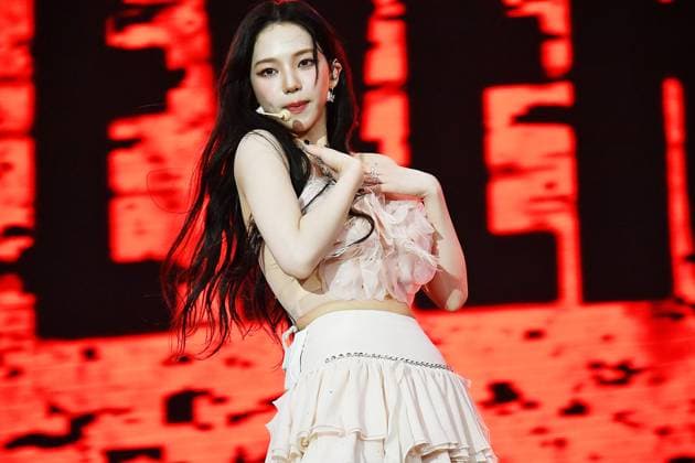 August 11, 2023, San Francisco, California, United States: aespa - Karina performs during Day 1 of Outside Lands Music Festival on Friday August 11th, 2023 in San Francisco, California. San Francisco United States - ZUMAs181 20230811_zea_s181_144 Copyright: xCaseyxFlaniganx