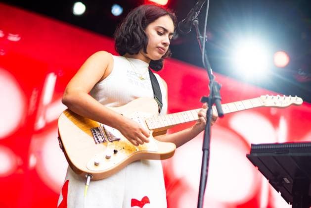 August 11, 2023, San Francisco, California, United States: Crumb performs during Day 1 of Outside Lands Music Festival on Friday August 11th, 2023 in San Francisco, California. San Francisco United States - ZUMAs181 20230811_zea_s181_201 Copyright: xAnniexLesserx
