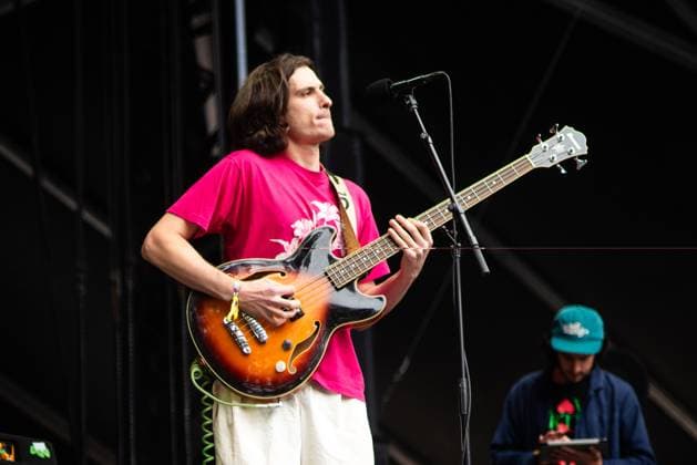 August 11, 2023, San Francisco, California, United States: Crumb performs during Day 1 of Outside Lands Music Festival on Friday August 11th, 2023 in San Francisco, California. San Francisco United States - ZUMAs181 20230811_zea_s181_204 Copyright: xAnniexLesserx