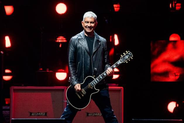 August 12, 2023, San Francisco, California, United States: Foo Fighters - Pat Smear performs during Day 2 of Outside Lands Music Festival on Saturday August 12th, 2023 in San Francisco, California. San Francisco United States - ZUMAs181 20230812_zea_s181_131 Copyright: xAnniexLesserx