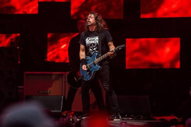 August 12, 2023, San Francisco, California, United States: Foo Fighters - Dave Grohl performs during Day 2 of Outside Lands Music Festival on Saturday August 12th, 2023 in San Francisco, California. San Francisco United States - ZUMAs181 20230812_zea_s181_134 Copyright: xAnniexLesserx