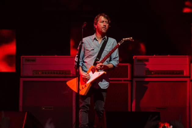 August 12, 2023, San Francisco, California, United States: Foo Fighters , Chris Shiflett performs during Day 2 of Outside Lands Music Festival on Saturday August 12th, 2023 in San Francisco, California. San Francisco United States - ZUMAs181 20230812_zea_s181_135 Copyright: xAnniexLesserx