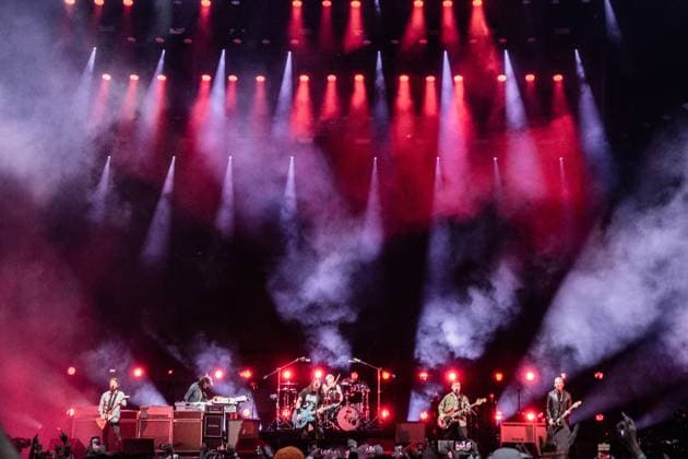 August 12, 2023, San Francisco, California, United States: Foo Fighters performs during Day 2 of Outside Lands Music Festival on Saturday August 12th, 2023 in San Francisco, California. San Francisco United States - ZUMAs181 20230812_zea_s181_139 Copyright: xAnniexLesserx