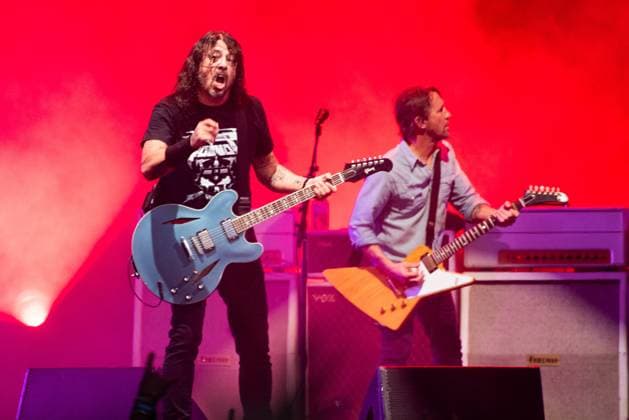 August 12, 2023, San Francisco, California, United States: Foo Fighters, Dave Grohl and Chris Shiflett perform during Day 2 of Outside Lands Music Festival on Saturday August 12th, 2023 in San Francisco, California. San Francisco United States - ZUMAs181 20230812_zea_s181_142 Copyright: xAnniexLesserx