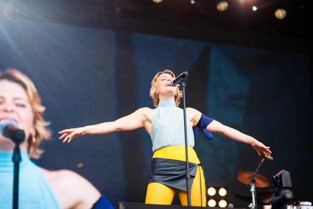 August 12, 2023, San Francisco, California, United States: Maggie Rogers performs during Day 2 of Outside Lands Music Festival on Saturday August 12th, 2023 in San Francisco, California. San Francisco United States - ZUMAs181 20230812_zea_s181_168 Copyright: xAnniexLesserx