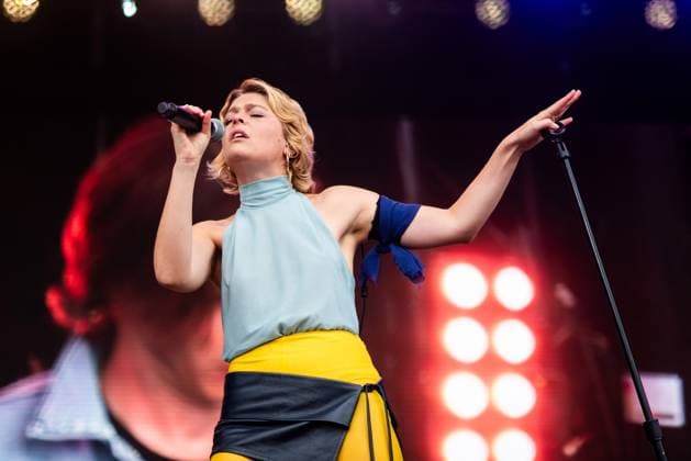 August 12, 2023, San Francisco, California, United States: Maggie Rogers performs during Day 2 of Outside Lands Music Festival on Saturday August 12th, 2023 in San Francisco, California. San Francisco United States - ZUMAs181 20230812_zea_s181_169 Copyright: xAnniexLesserx