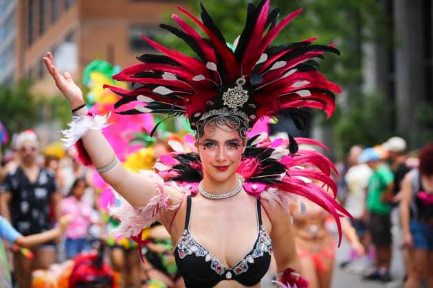 August 13, 2023, Montreal, Quebec, Canada: Montreal Pride Parade draws thousands for 2023 event after last yearÃ¢â‚¬â ¢s abrupt cancellation. Just a year after being canceled at the last minute, Montreal s Pride Parade organisators made it big this summer. With 15,500 people taking part in its parade, Montreal Pride announced that it was experiencing Ã¢â‚¬oea record yearÃ¢â‚¬Â on Sunday afternoon. Montreal Canada - ZUMAs278 20230813_zip_s278_003 Copyright: xSerkanxSenturkx