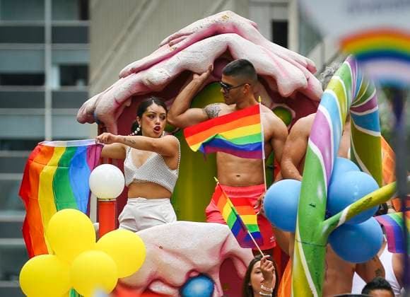 August 13, 2023, Montreal, Quebec, Canada: Montreal Pride Parade draws thousands for 2023 event after last yearÃ¢â‚¬â ¢s abrupt cancellation. Just a year after being canceled at the last minute, Montreal s Pride Parade organisators made it big this summer. With 15,500 people taking part in its parade, Montreal Pride announced that it was experiencing Ã¢â‚¬oea record yearÃ¢â‚¬Â on Sunday afternoon. Montreal Canada - ZUMAs278 20230813_zip_s278_001 Copyright: xSerkanxSenturkx
