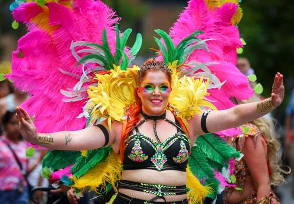 August 13, 2023, Montreal, Quebec, Canada: Montreal Pride Parade draws thousands for 2023 event after last yearÃ¢â‚¬â ¢s abrupt cancellation. Just a year after being canceled at the last minute, Montreal s Pride Parade organisators made it big this summer. With 15,500 people taking part in its parade, Montreal Pride announced that it was experiencing Ã¢â‚¬oea record yearÃ¢â‚¬Â on Sunday afternoon. Montreal Canada - ZUMAs278 20230813_zip_s278_007 Copyright: xSerkanxSenturkx