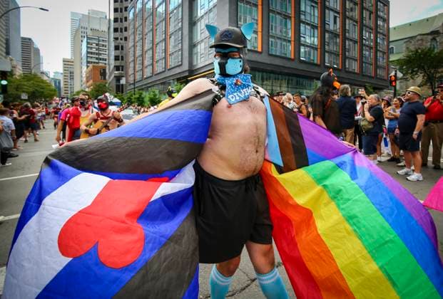 August 13, 2023, Montreal, Quebec, Canada: Montreal Pride Parade draws thousands for 2023 event after last yearÃ¢â‚¬â ¢s abrupt cancellation. Just a year after being canceled at the last minute, Montreal s Pride Parade organisators made it big this summer. With 15,500 people taking part in its parade, Montreal Pride announced that it was experiencing Ã¢â‚¬oea record yearÃ¢â‚¬Â on Sunday afternoon. Montreal Canada - ZUMAs278 20230813_zip_s278_010 Copyright: xSerkanxSenturkx