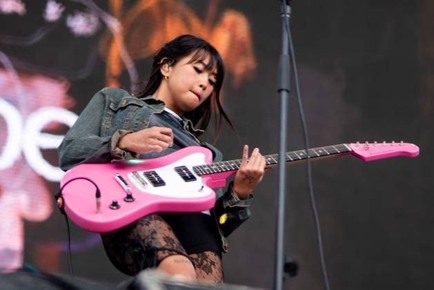 August 13, 2023, San Francisco, California, United States: beabadoobee performs during Day 3 of Outside Lands Music Festival on Sunday August 13th, 2023 in San Francisco, California. San Francisco United States - ZUMAs181 20230813_zea_s181_001 Copyright: xAnniexLesserx