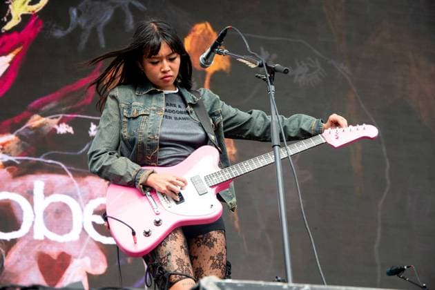 August 13, 2023, San Francisco, California, United States: beabadoobee performs during Day 3 of Outside Lands Music Festival on Sunday August 13th, 2023 in San Francisco, California. San Francisco United States - ZUMAs181 20230813_zea_s181_018 Copyright: xAnniexLesserx