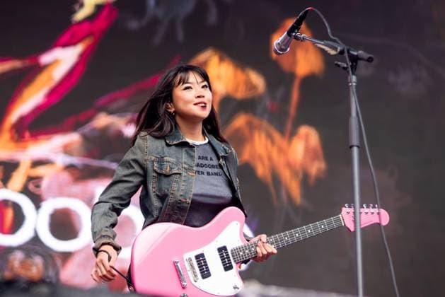 August 13, 2023, San Francisco, California, United States: beabadoobee performs during Day 3 of Outside Lands Music Festival on Sunday August 13th, 2023 in San Francisco, California. San Francisco United States - ZUMAs181 20230813_zea_s181_021 Copyright: xAnniexLesserx