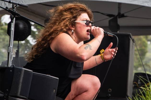 August 13, 2023, San Francisco, California, United States: Grace Ives performs during Day 3 of Outside Lands Music Festival on Sunday August 13th, 2023 in San Francisco, California. San Francisco United States - ZUMAs181 20230813_zea_s181_036 Copyright: xAnniexLesserx