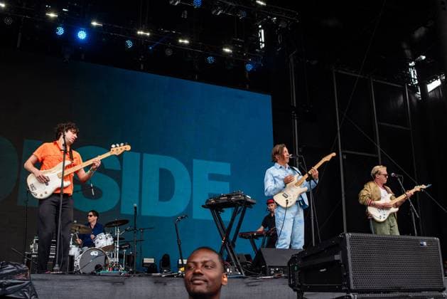 August 13, 2023, San Francisco, California, United States: Poolside - Mattie Safer, Jeffrey Paradise perform during Day 3 of Outside Lands Music Festival on Sunday August 13th, 2023 in San Francisco, California. San Francisco United States - ZUMAs181 20230813_zea_s181_066 Copyright: xAnniexLesserx
