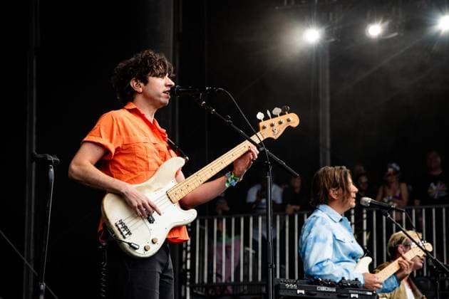 August 13, 2023, San Francisco, California, United States: Poolside - Mattie Safer, Jeffrey Paradise perform during Day 3 of Outside Lands Music Festival on Sunday August 13th, 2023 in San Francisco, California. San Francisco United States - ZUMAs181 20230813_zea_s181_071 Copyright: xAnniexLesserx
