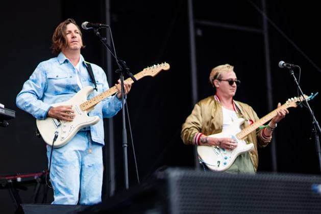 August 13, 2023, San Francisco, California, United States: Poolside - Jeffrey Paradise performs during Day 3 of Outside Lands Music Festival on Sunday August 13th, 2023 in San Francisco, California. San Francisco United States - ZUMAs181 20230813_zea_s181_076 Copyright: xAnniexLesserx