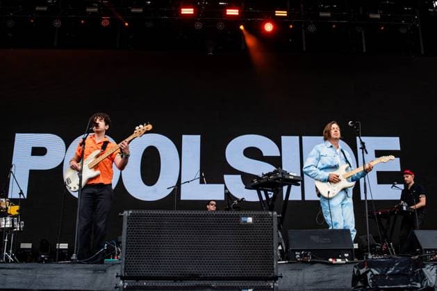 August 13, 2023, San Francisco, California, United States: Poolside - Mattie Safer, Jeffrey Paradise perform during Day 3 of Outside Lands Music Festival on Sunday August 13th, 2023 in San Francisco, California. San Francisco United States - ZUMAs181 20230813_zea_s181_083 Copyright: xAnniexLesserx